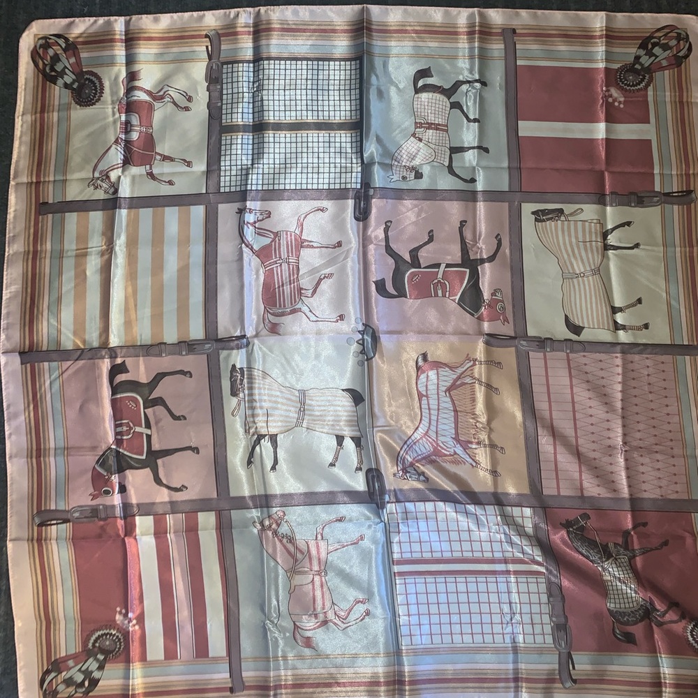 SCARF SILK LIKE HORSES